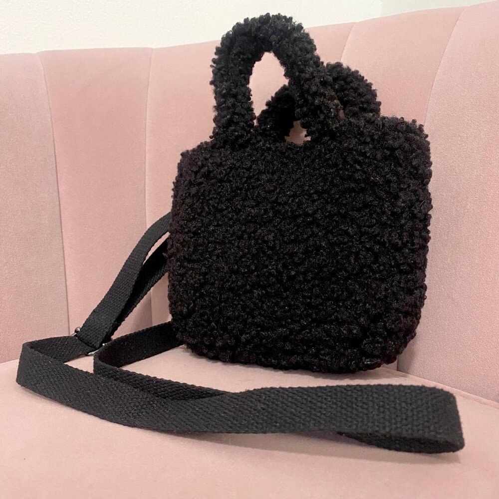 World Market Mini Teddy Tote